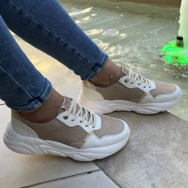 Tenis taupe Ref: 1307