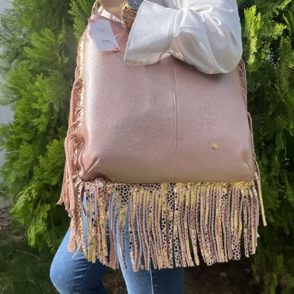 Bolso grande flecos Ref: 2024113